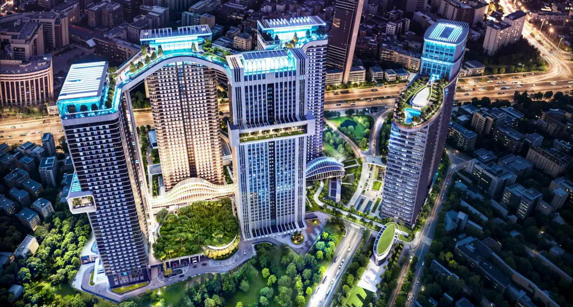 پروژه‌ی لوکس Taşyapı Şişli شیشلی