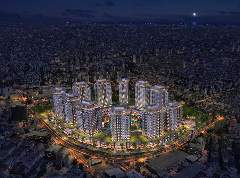 پروژه آرتاش کوناتلاری Avrupa Konutları Güneşli