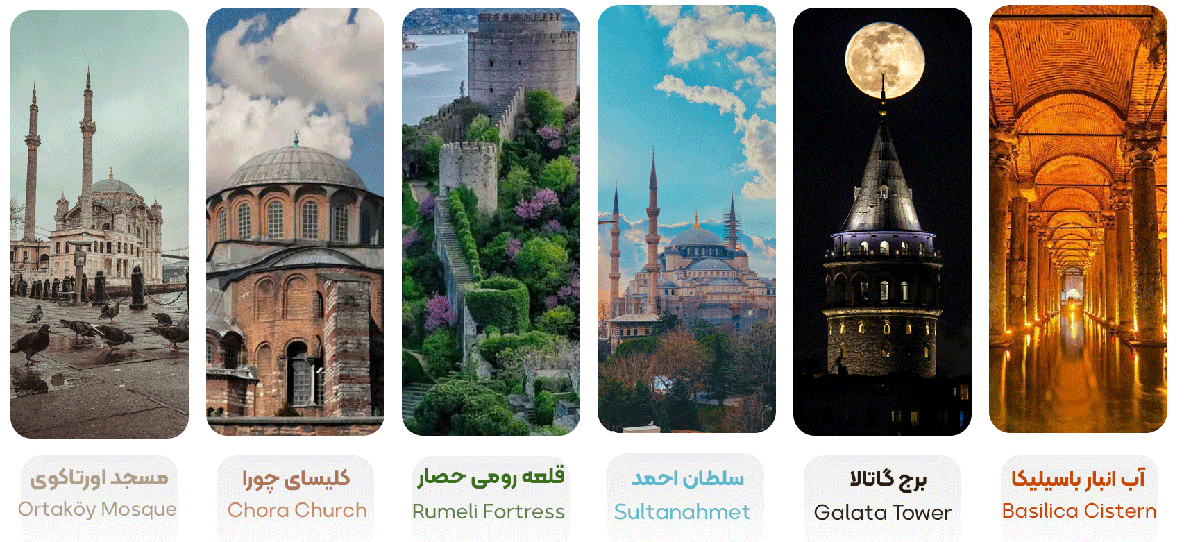جاهای دیدنی قسمت اروپایی استانبول 